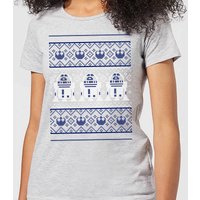 Star Wars R2-D2 Knit Women's Christmas T-Shirt - Grey - 3XL von Star Wars