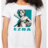 Star Wars Rebels Ezra Damen T-Shirt - Weiß - L von Star Wars