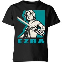 Star Wars Rebels Ezra Kinder T-Shirt - Schwarz - 3-4 Jahre von Star Wars
