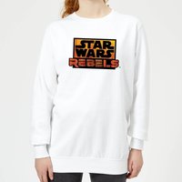 Star Wars Rebels Logo Damen Pullover - Weiß - M von Star Wars