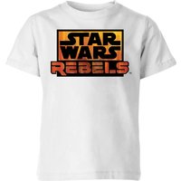 Star Wars Rebels Logo Kinder T-Shirt - Weiß - 11-12 Jahre von Star Wars