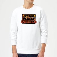 Star Wars Rebels Logo Pullover - Weiß - M von Star Wars