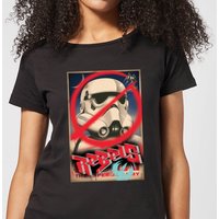 Star Wars Rebels Poster Damen T-Shirt - Schwarz - S von Star Wars