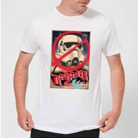 Star Wars Rebels Poster Herren T-Shirt - Weiß - L von Star Wars