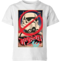 Star Wars Rebels Poster Kinder T-Shirt - Weiß - 3-4 Jahre von Star Wars