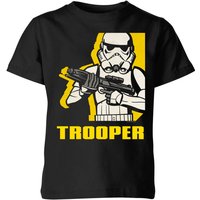 Star Wars Rebels Trooper Kinder T-Shirt - Schwarz - 5-6 Jahre von Star Wars
