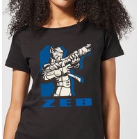 Star Wars Rebels Zeb Damen T-Shirt - Schwarz - M von Star Wars
