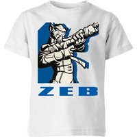 Star Wars Rebels Zeb Kinder T-Shirt - Weiß - 11-12 Jahre von Star Wars
