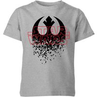 Star Wars Shattered Emblem Kinder T-Shirt - Grau - 5-6 Jahre von Star Wars