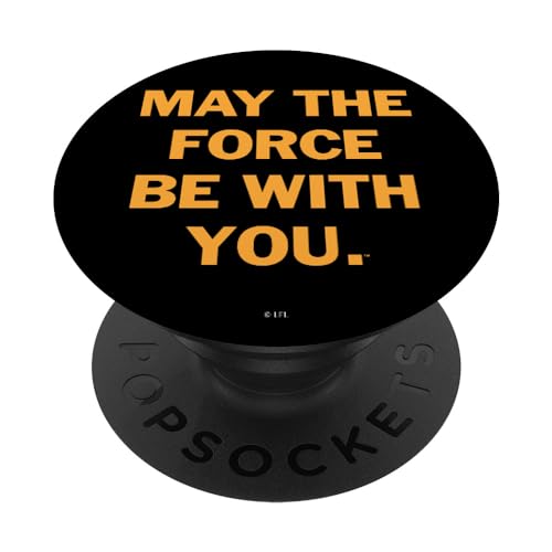 Star Wars Simple May The Force Be With You PopSockets mit austauschbarem PopGrip Star Wars Simple May The Force Be With You PopSockets mit austauschbarem PopGrip von Star Wars