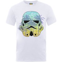 Star Wars Stormtrooper Hawaii T-Shirt - Weiß - M von Star Wars