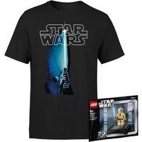 Star Wars Tee & LEGO Minifigure Bundle - Damen - L von Star Wars