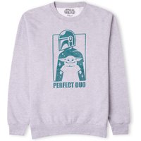 Star Wars The Mandalorian Perfect Duo Sweatshirt - Grey - L von Star Wars