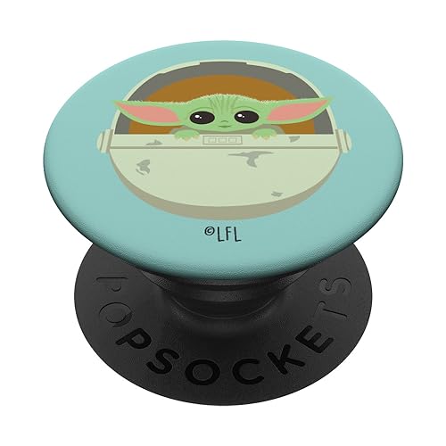 Star Wars The Mandalorian The Child Floating Pod Stylized PopSockets Klebender PopGrip von Star Wars