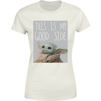 Star Wars The Mandalorian The Child Good Side Women's T-Shirt - Cream - XL von Star Wars