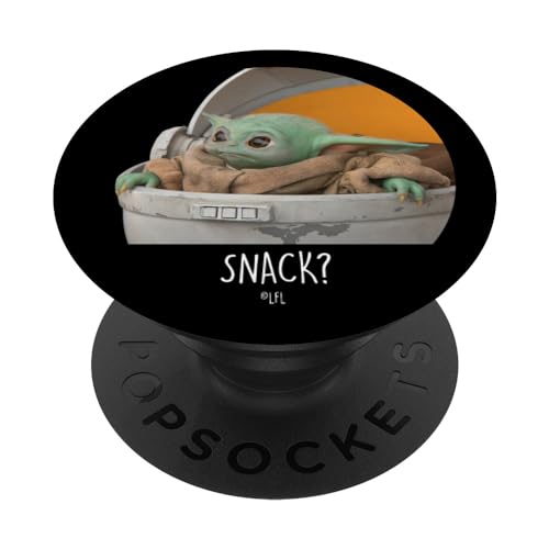 Star Wars The Mandalorian The Child Snack Time PopSockets PopGrip: Swappable Grip for Phones & Tablets von Star Wars