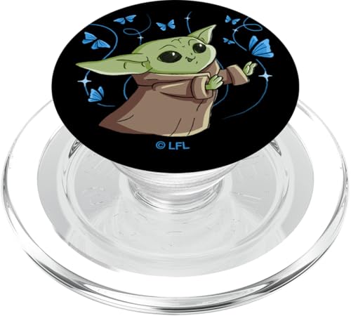 Star Wars The Mandalorian The Child with Blue Butterflies PopSockets MagSafe PopGrip for iPhone Star Wars The Mandalorian The Child with Blue Butterflies PopSockets MagSafe PopGrip for iPhone von Star Wars
