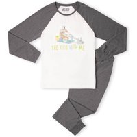 Star Wars The Mandalorian The Kids' With Me Men's Pyjama Set - White/Grey - XXL von Star Wars