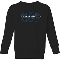 Star Wars The Rise Of Skywalker Logo Kids' Sweatshirt - Black - 7-8 Jahre von Star Wars