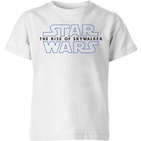 Star Wars The Rise Of Skywalker Logo Kids' T-Shirt - White - 7-8 Jahre von Star Wars