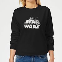 Star Wars The Rise Of Skywalker Rey + Kylo Battle Women's Sweatshirt - Black - XL von Star Wars
