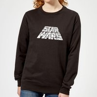 Star Wars The Rise Of Skywalker Trooper Filled Logo Women's Sweatshirt - Black - L von Star Wars