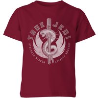 Star Wars The Rise Of Skywalker True Jedi Kids' T-Shirt - Burgundy - 11-12 Jahre von Star Wars