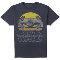 Star Wars Tie Fighter Moon Unisex T-Shirt - Navy - M von Star Wars