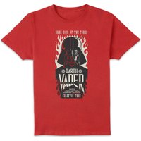 Star Wars Vader Flames Unisex T-Shirt - Red - XXL von Star Wars