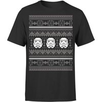 Star Wars Weihnachten Stormtrooper T-Shirt - Schwarz - XL von Star Wars