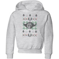 Star Wars Yoda Face Knit Kids' Christmas Hoodie - Grey - 9-10 Jahre von Star Wars