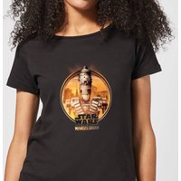 The Mandalorian IG 11 Framed Women's T-Shirt - Black - S von Star Wars