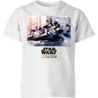 The Mandalorian Scout Trooper Kids' T-Shirt - White - 3-4 Jahre von Star Wars