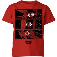 The Rise of Skywalker - First Order Attack Kinder T-Shirt - Rot - Unisex - 7-8 Jahre von Star Wars