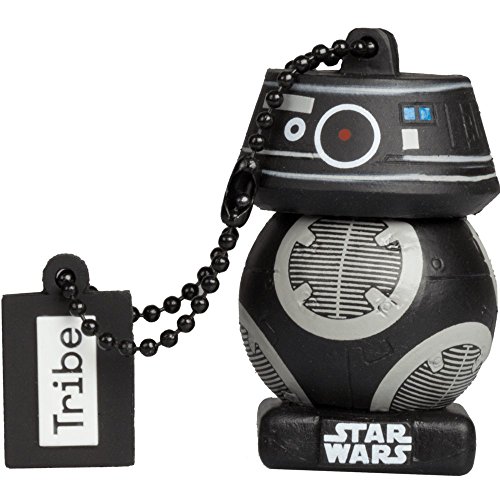Tribe Star Wars 8 First Order BB Unit USB Stick 16 GB Speicherstick 2.0 High Speed Pendrive Memory Stick Flash Drive, Lustige Geschenke 3D Figur, USB Gadget aus Hart-PVC mit Schlüsselanhänger von Star Wars