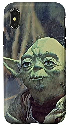 iPhone X/XS Star Wars Yoda Face Illustration Sage Green Case iPhone X/XS Star Wars Yoda Face Illustration Sage Green Case von Star Wars