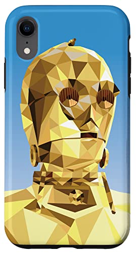 iPhone XR Star Wars C-3PO Protocol Droid Geometric Sky Blue Case iPhone XR Star Wars C-3PO Protocol Droid Geometric Sky Blue Case von Star Wars