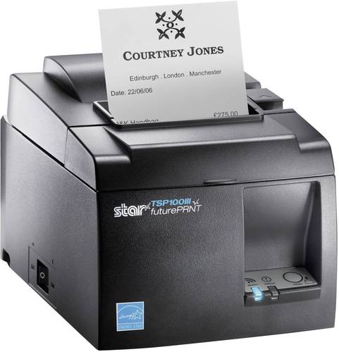 STAR TSP143IIIU futurePRNT Bon-Drucker Thermodirekt 203 x 203 dpi Schwarz USB, Cutter von Star