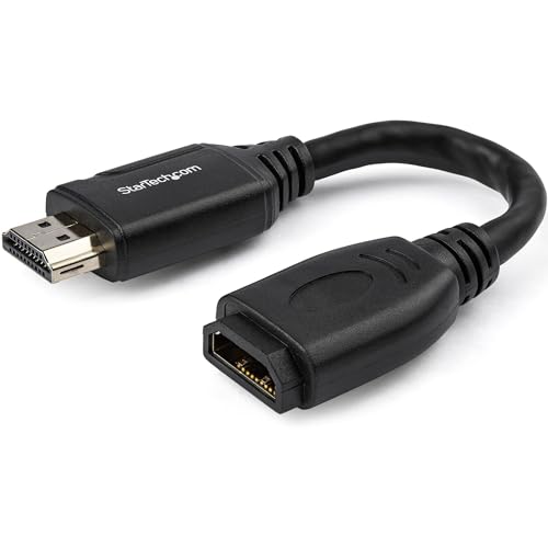 6IN HDMI 2.0 Port Saver Cable - GRIPPING Connector - 4K 60HZ von StarTech.com