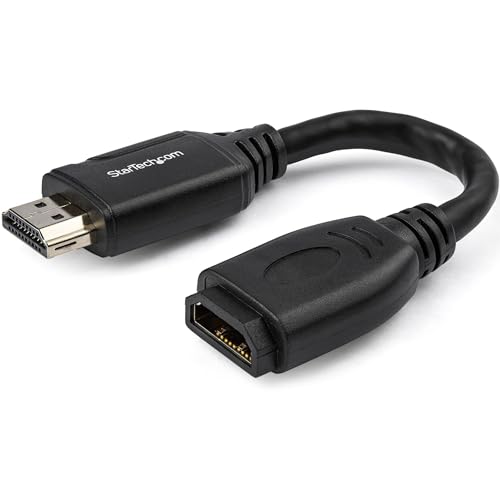 StarTech.com 6IN HDMI 2.0 Port Saver Cable - GRIPPING Connector - 4K 60HZ von StarTech