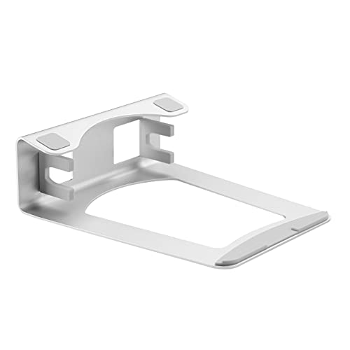 Laptop Stand - 2-in-1 Laptop Riser Stand or Vertical Stand - Ideal for Ultrabooks & MacBook Pro/Air - Ergonomic Angled Notebook Holder for Office Desk - Silver, Aluminum (LTSTND2IN1) von StarTech.com
