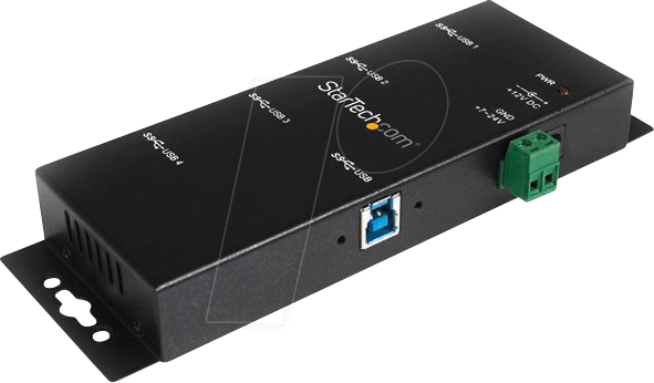 ST 4300USBM - USB 3.0 industrieller 4 Port Hub, montierbar von StarTech.com