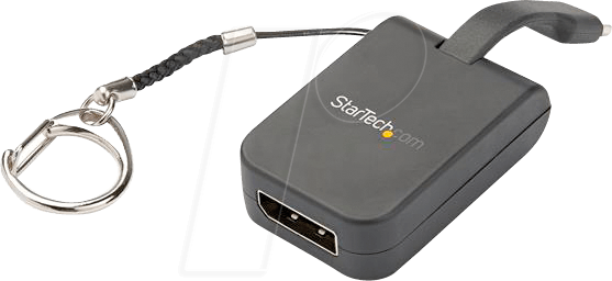 ST CDP2DPFC - Adapter + Anhänger, USB C-Stecker auf DP 1.4, 4K 60 Hz von StarTech.com