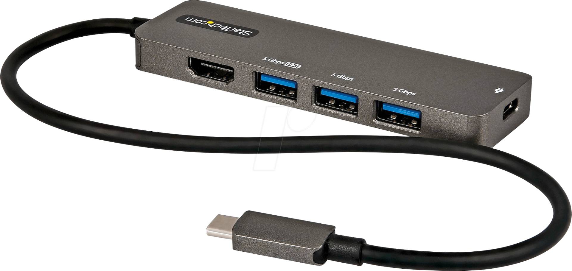 ST DKT30CHPD3 - USB-Hub 3.0 Typ-C, 3x USB-A, 1x HDMI, 4K 60Hz, PD 100 W ST DKT30CHPD3 - USB-Hub 3.0 Typ-C, 3x USB-A, 1x HDMI, 4K 60Hz, PD 100 W von StarTech.com