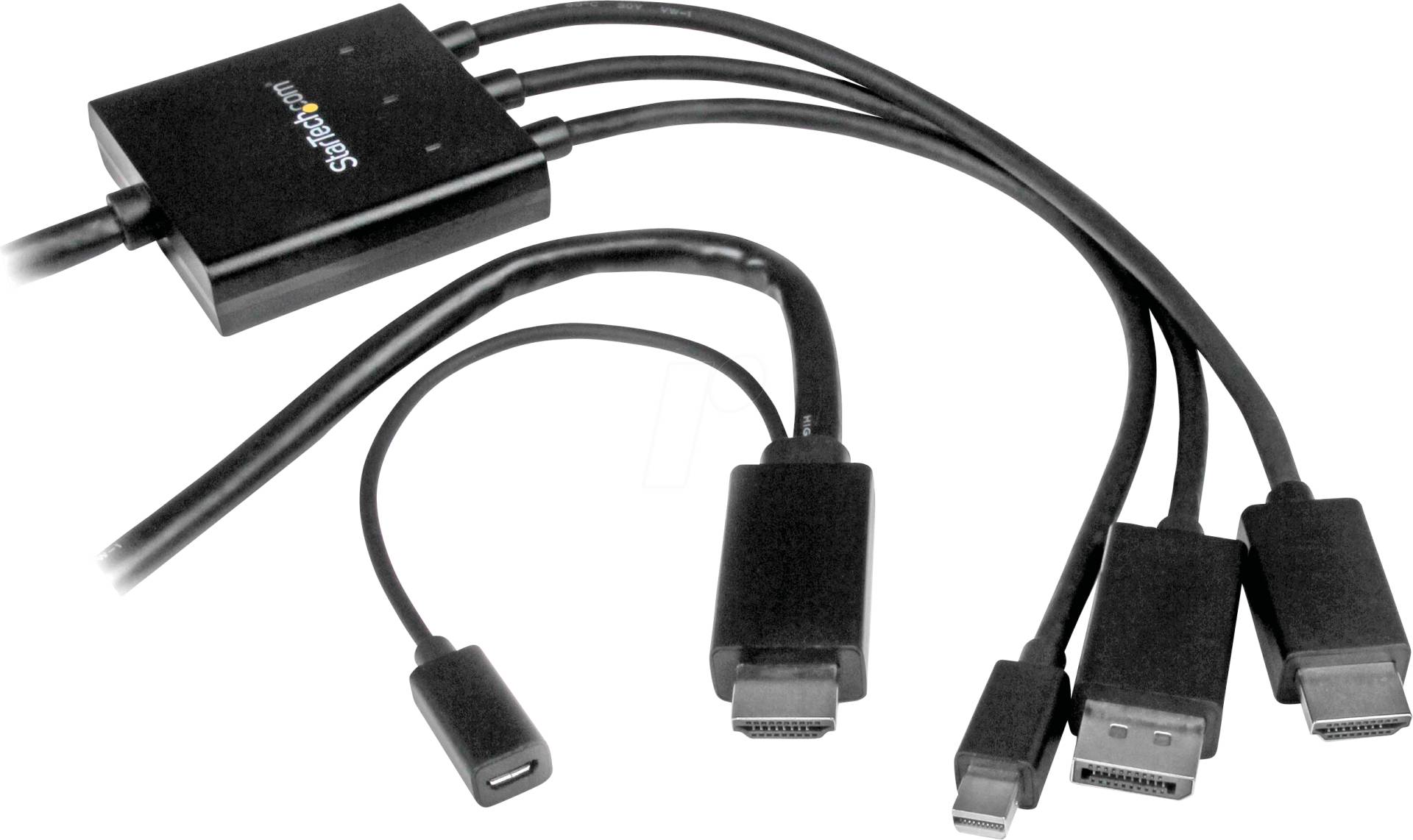 ST DPMDPHD2HD - HDMI Adapter, HDMI Stecker auf DP / Mini DP / HDMI ST DPMDPHD2HD - HDMI Adapter, HDMI Stecker auf DP / Mini DP / HDMI von StarTech.com