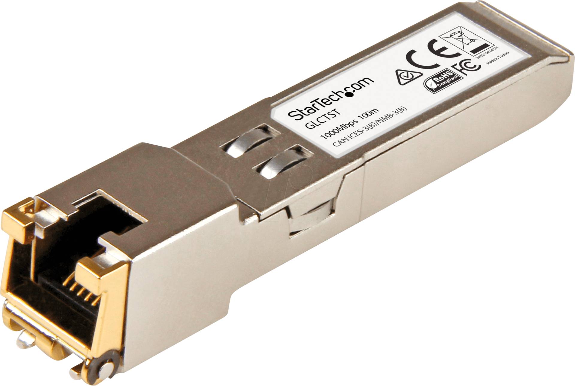 ST GLCTST - Mini GBIC, 1000Base-T, RJ45 ST GLCTST - Mini GBIC, 1000Base-T, RJ45 von StarTech.com