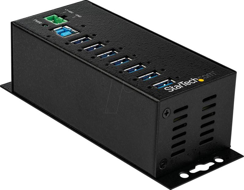 ST HB30A7AME - USB 3.0 Hub, 7 Port, DIN-Halterung, ESD, mit Netzteil von StarTech.com