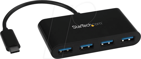 ST HB30C4AB - USB 3.0 Hub 4 Port, USB-C zu 4x USB-A von StarTech.com