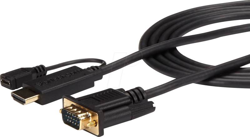 ST HD2VGAMM3 - VGA auf HDMI A Stecker, 1920 x 1200, 90 cm von StarTech.com