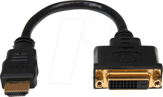 ST HDDVIMF8IN - HDMI Adapter, HDMI Stecker auf DVI 24+1 Buchse von StarTech.com